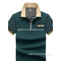 Custom logo and piping on shoulder Sport Polo shirt